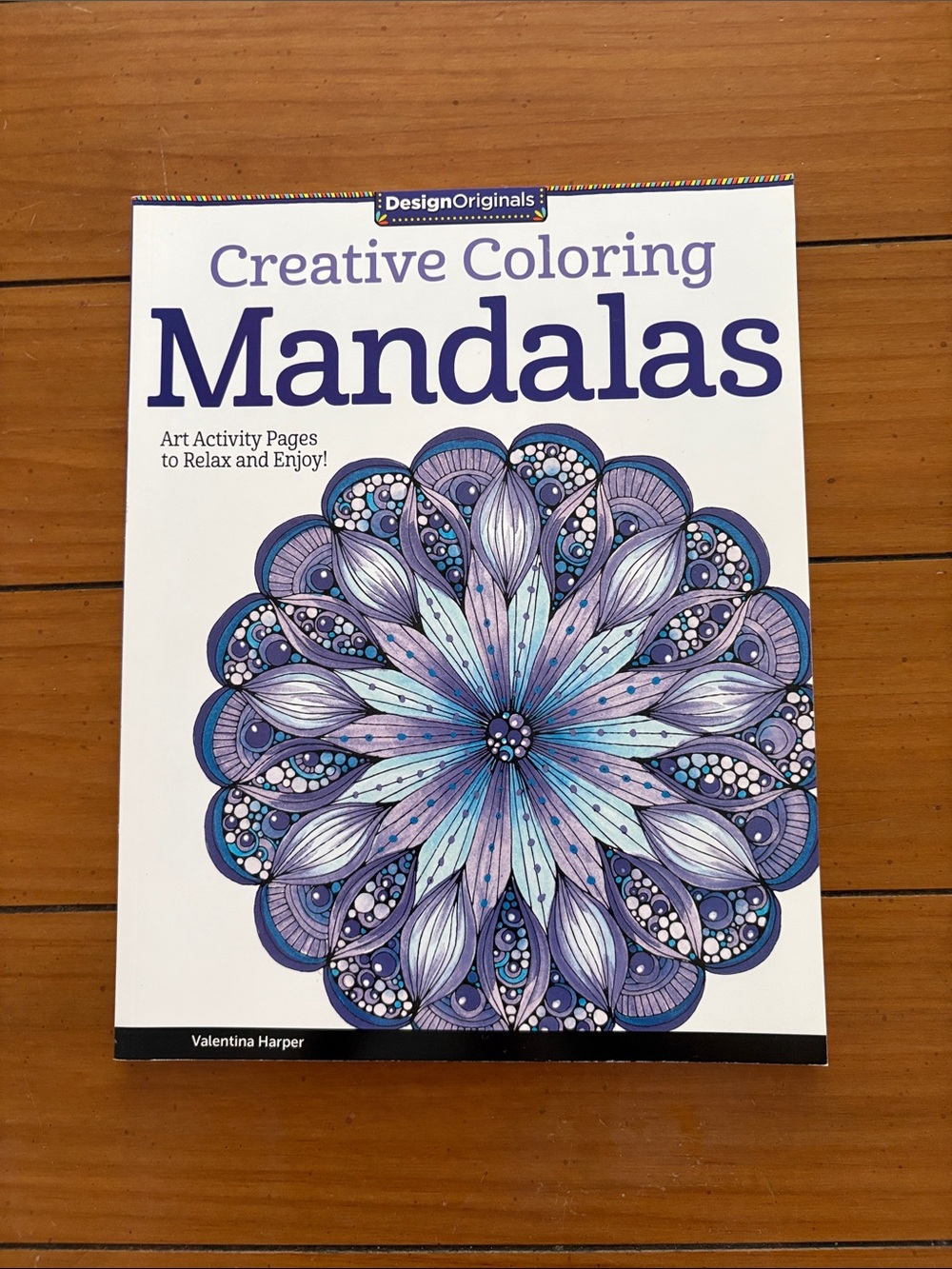 Design Originals Creative Coloring Mandalas - Purple & Blue Cover